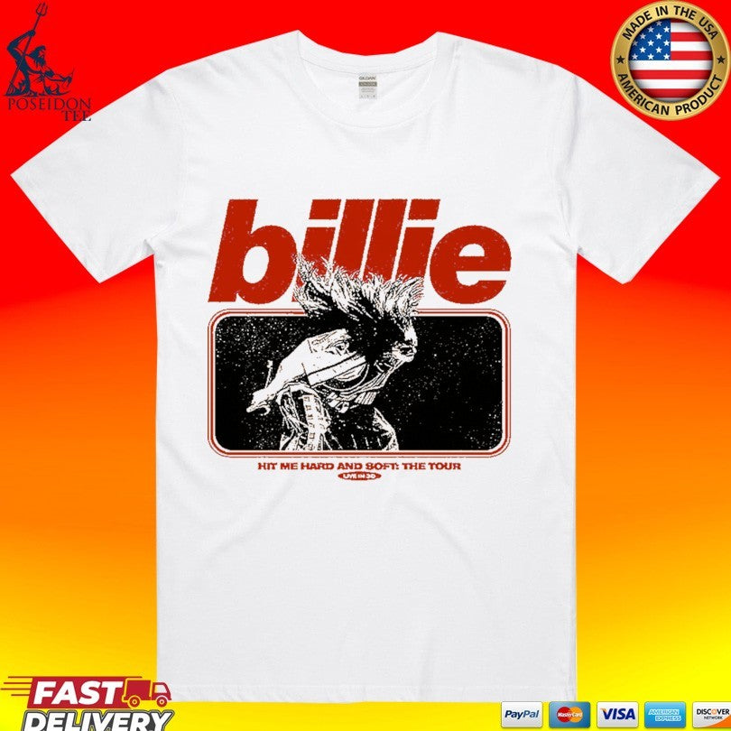 Billie Eilish Live In 3d Hair Whip Mustard T-shirt Unisex T-shirt, Sweatshirt, Hoodie, Long Sleeve Tee - T-Shirt, Sweatshirt, Hoodie