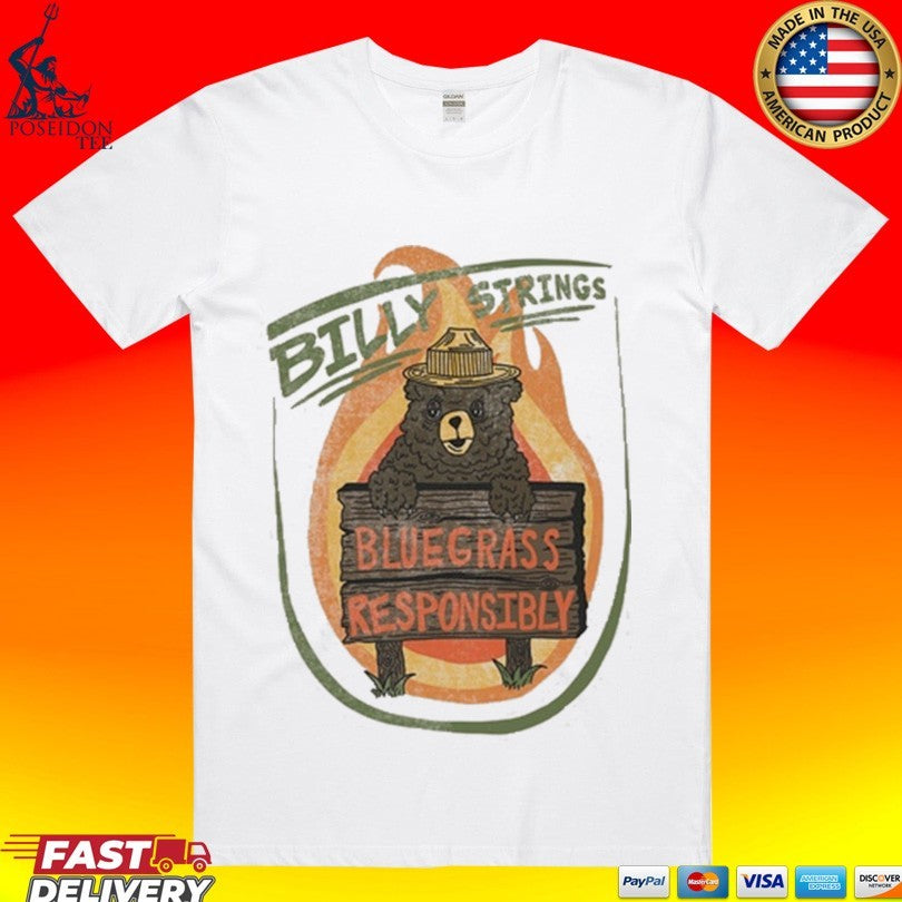 Billy Strings Bluegrass Responsibly Youth T-shirt Unisex T-shirt, Sweatshirt, Hoodie, Long Sleeve Tee - T-Shirt, Sweatshirt, Hoodie