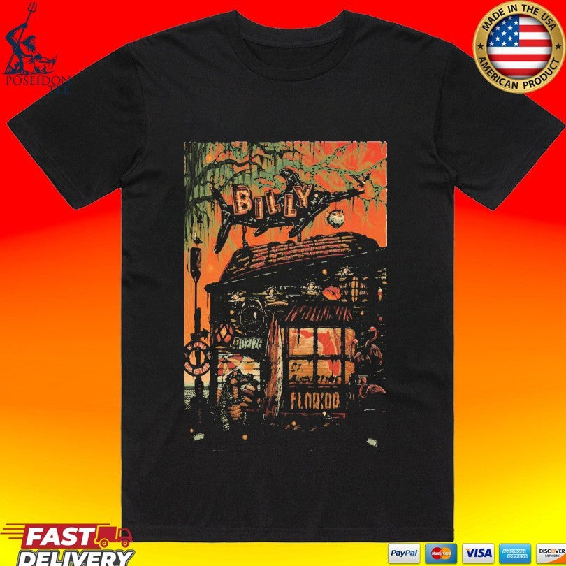 Billy Strings Saint Augustine, Fl April 2 2026 Saint Augustine Amphitheatre Tour T-shirt Unisex T-shirt, Sweatshirt, Hoodie, Long Sleeve Tee - T-Shirt, Sweatshirt, Hoodie