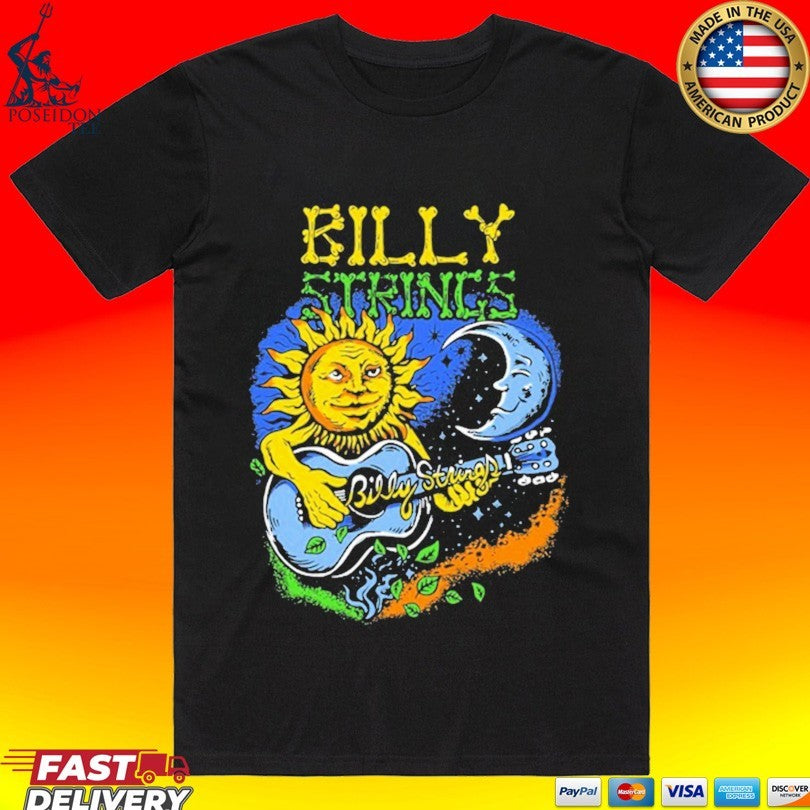Billy Strings Sun And Moon T-shirt Unisex T-shirt, Sweatshirt, Hoodie, Long Sleeve Tee - T-Shirt, Sweatshirt, Hoodie