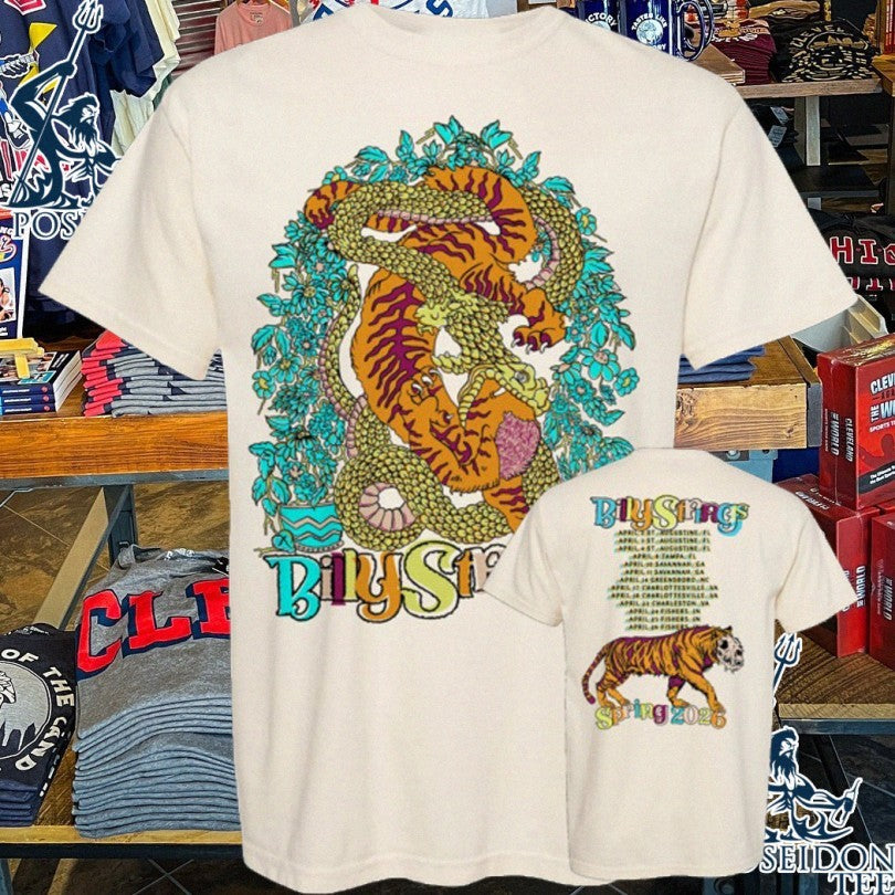 Billy Strings Tiger Battle 2026 T-shirt Unisex T-shirt, Sweatshirt, Hoodie, Long Sleeve Tee - T-Shirt, Sweatshirt, Hoodie