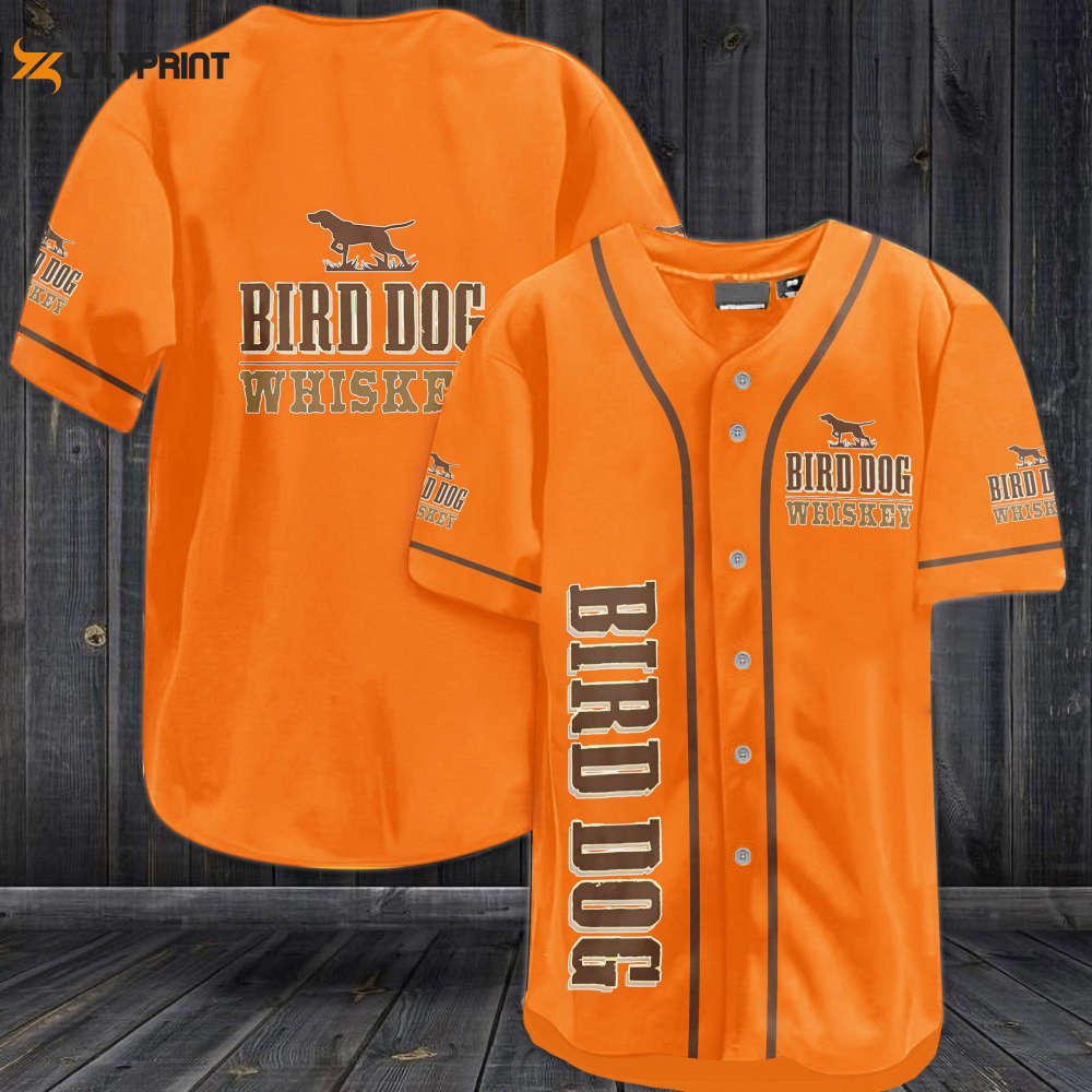 Bird Dog Whisky Baseball Jersey - lylyprint.com baseball jersey product view 1