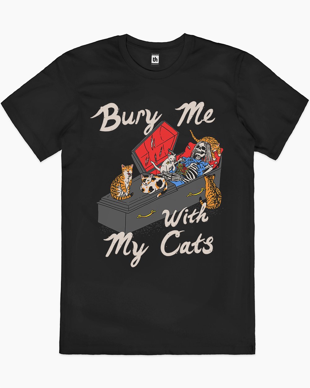 Bury Me With My Cats T-Shirt Unisex T-shirt, Sweatshirt, Hoodie, Long Sleeve Tee - T-Shirt, Sweatshirt, Hoodie