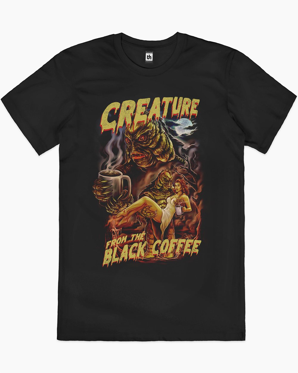 Creature from the Black Coffee T-Shirt Unisex T-shirt, Sweatshirt, Hoodie, Long Sleeve Tee - T-Shirt, Sweatshirt, Hoodie