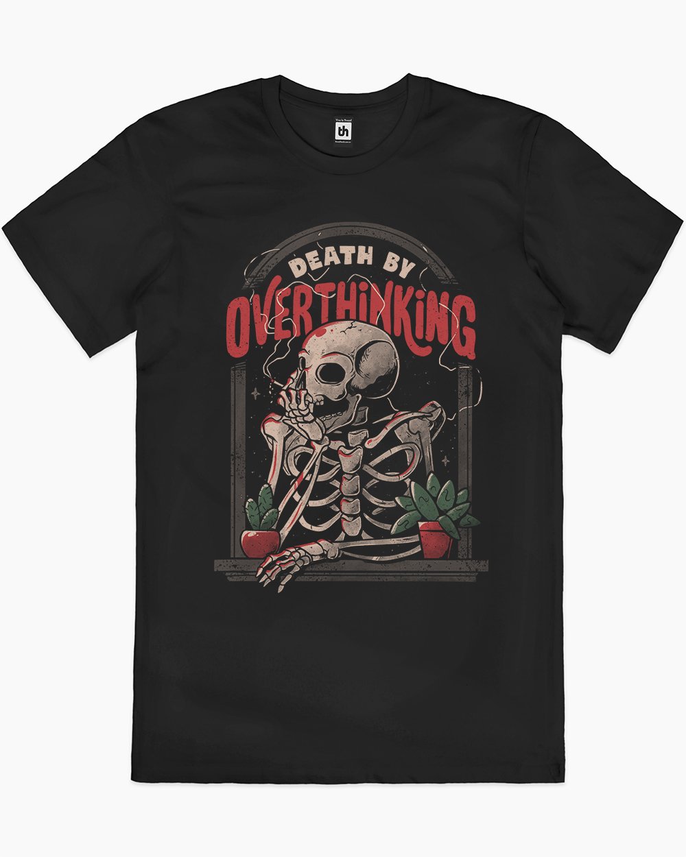 Death By Overthinking T-Shirt Unisex T-shirt, Sweatshirt, Hoodie, Long Sleeve Tee - T-Shirt, Sweatshirt, Hoodie