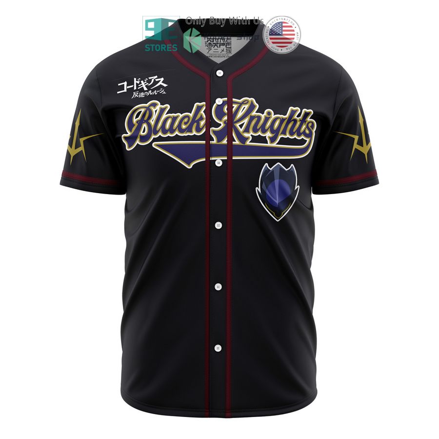 BEST Black Knights Zero Code Geass Baseball Jersey baseball jersey product view 1