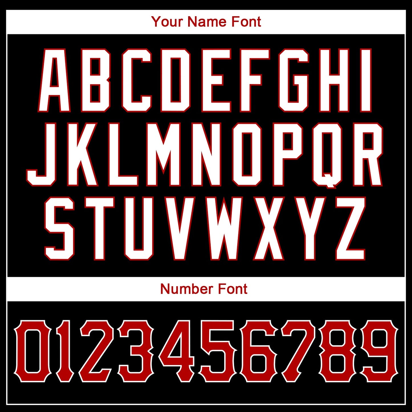 Custom Black Red-White Authentic Baseball Jersey baseball jersey product view 5