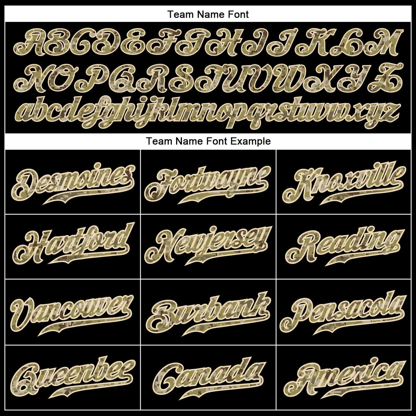 Custom Black Camo-City Cream Authentic Baseball Jersey baseball jersey product view 4