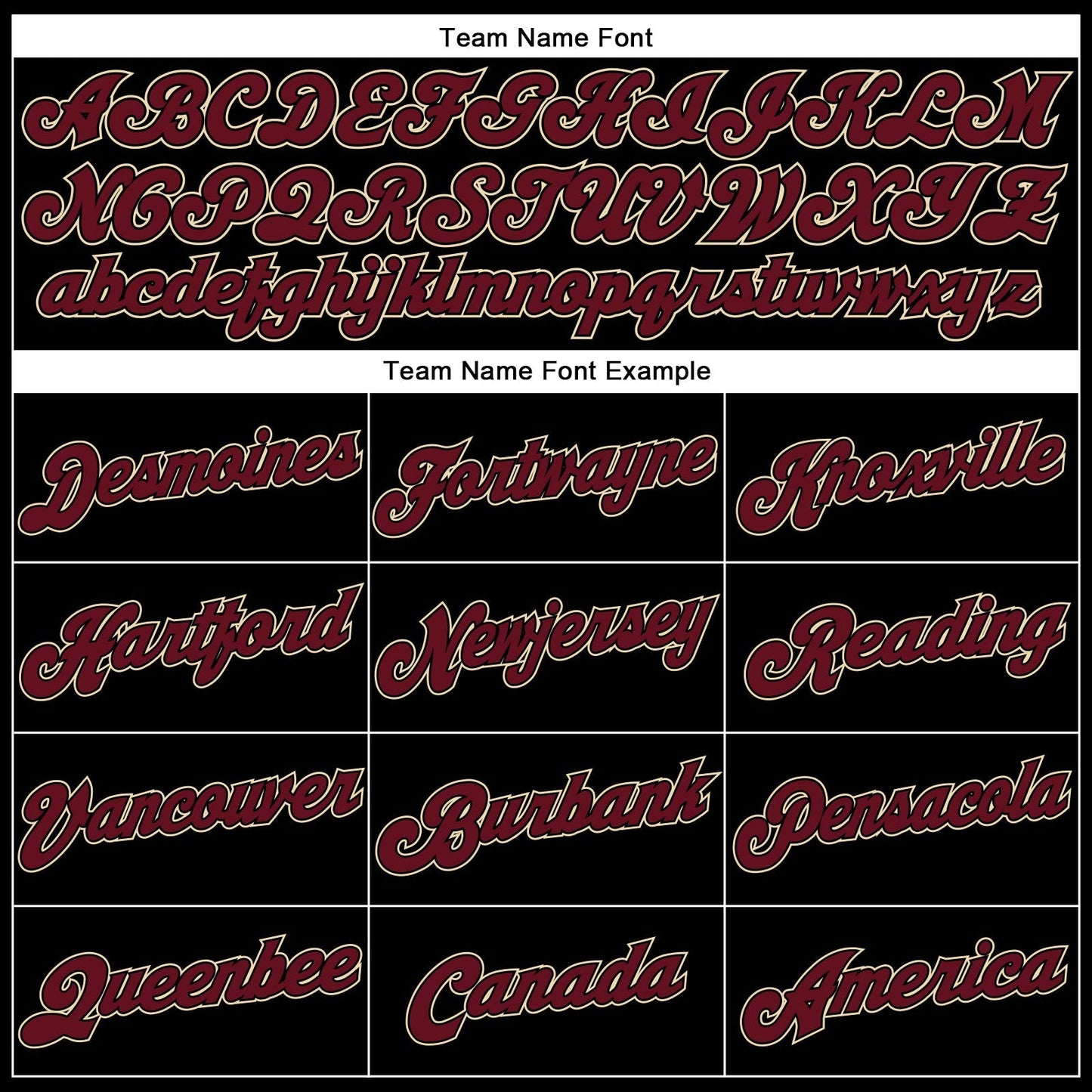 Custom Black Crimson-City Cream Authentic Baseball Jersey baseball jersey product view 5