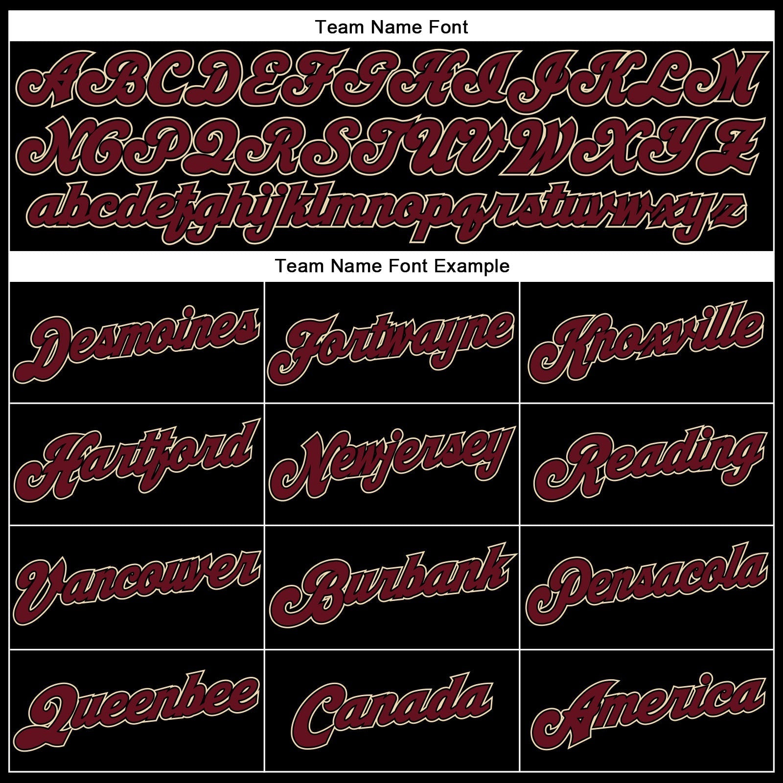 Custom Black Crimson-City Cream Authentic Baseball Jersey baseball jersey product view 5