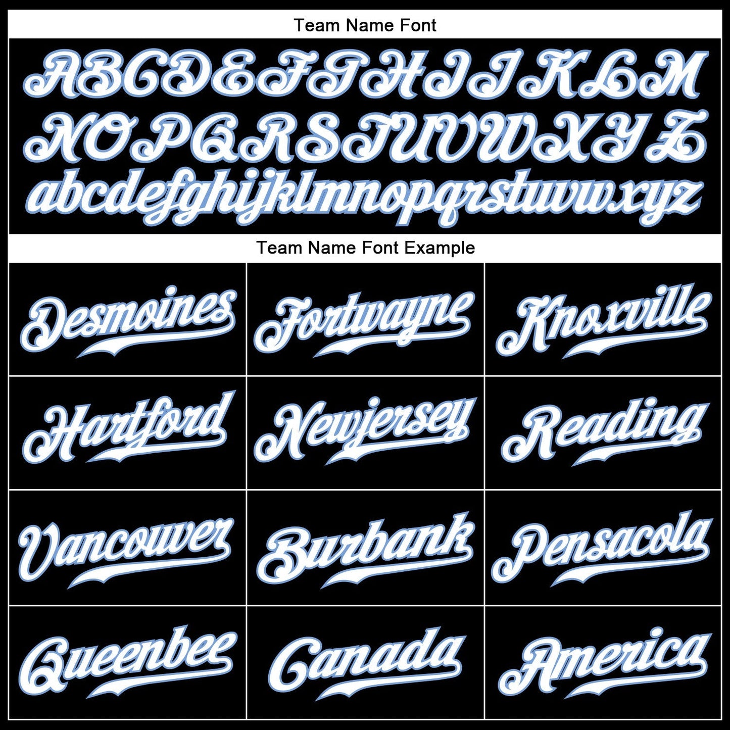 Custom Black White Pinstripe Light Blue-White Authentic Baseball Jersey baseball jersey product view 4