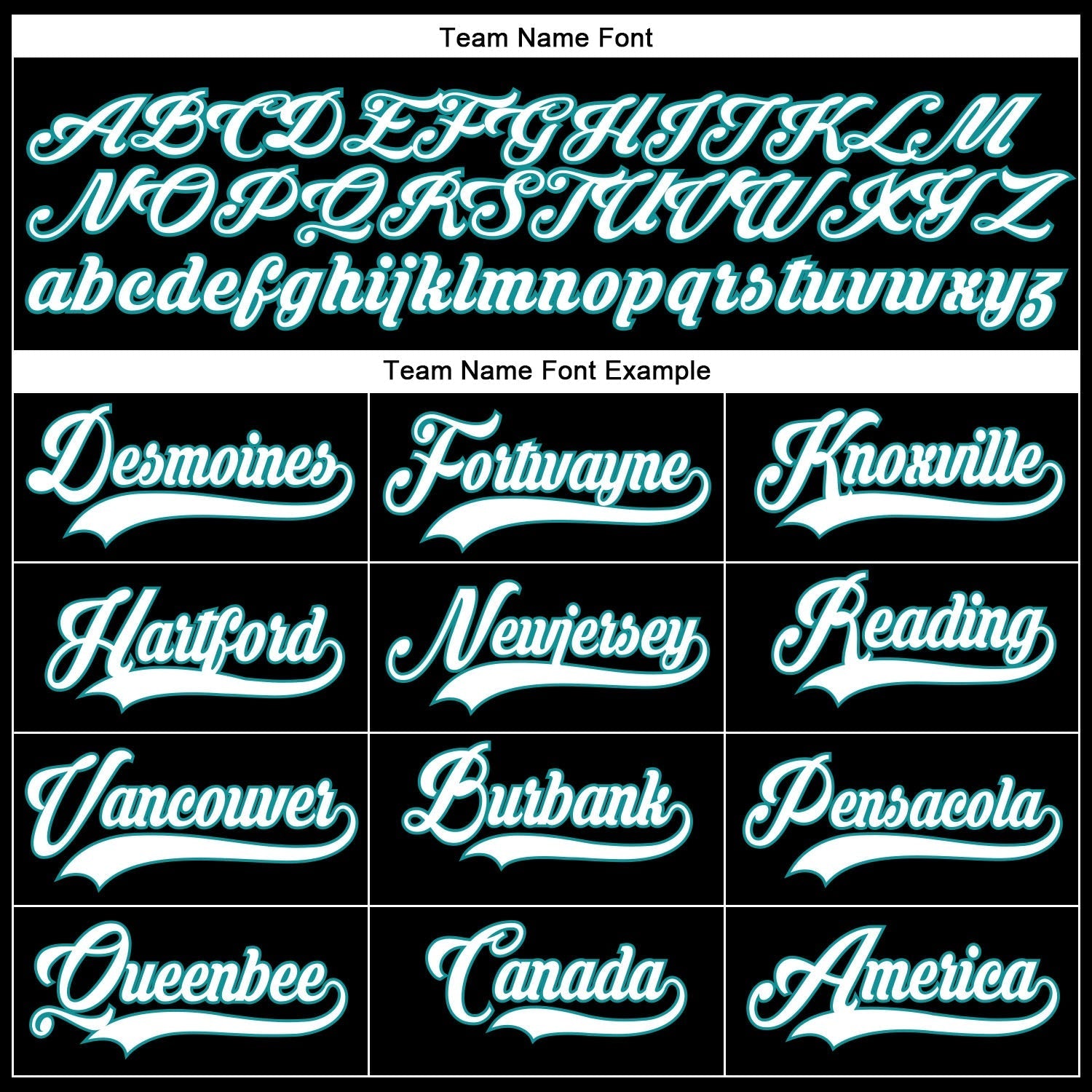 Custom Black Teal Pinstripe White-Teal Authentic Baseball Jersey baseball jersey product view 4