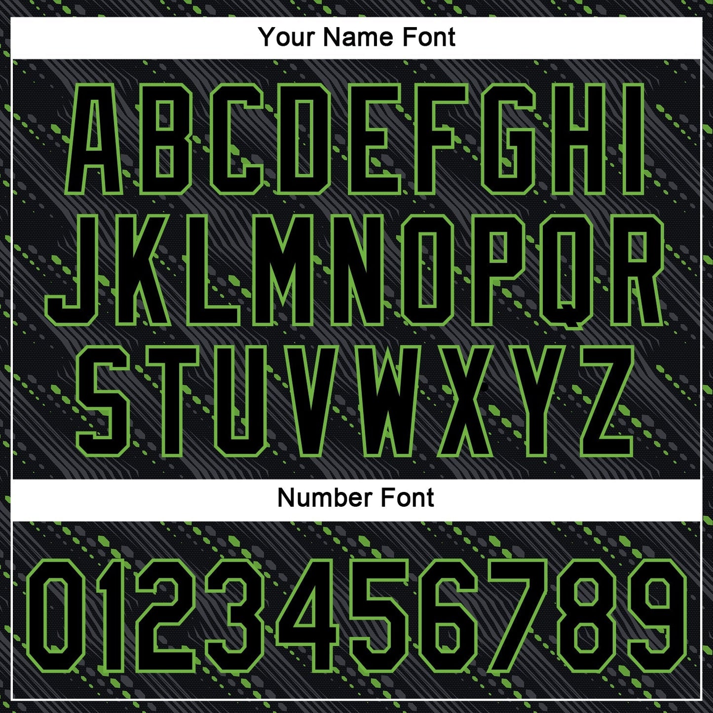 Custom Black Black-Neon Green 3D Pattern Design Authentic Baseball Jersey baseball jersey product view 5