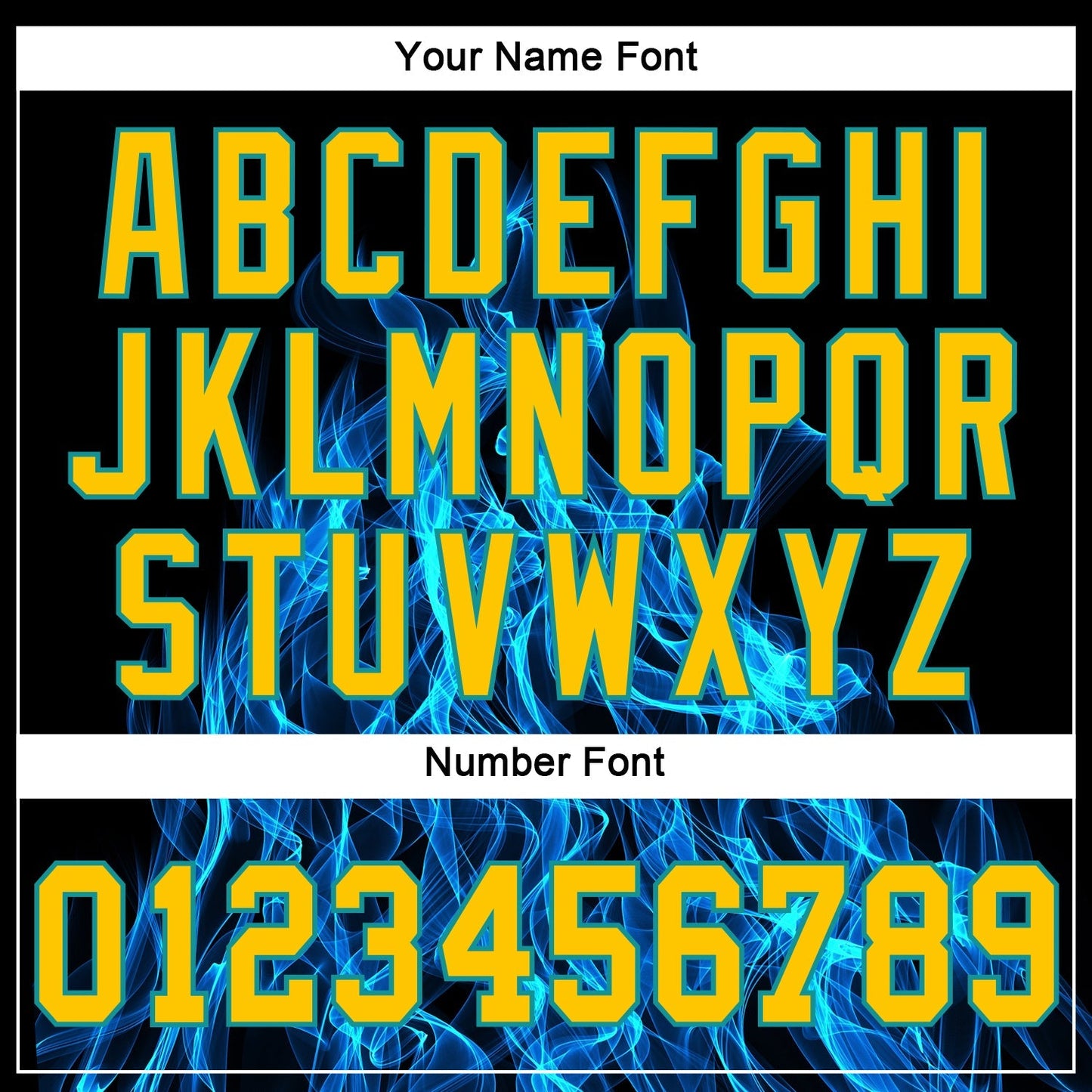 Custom Black Gold-Teal 3D Pattern Design Flame Authentic Baseball Jersey baseball jersey product view 5
