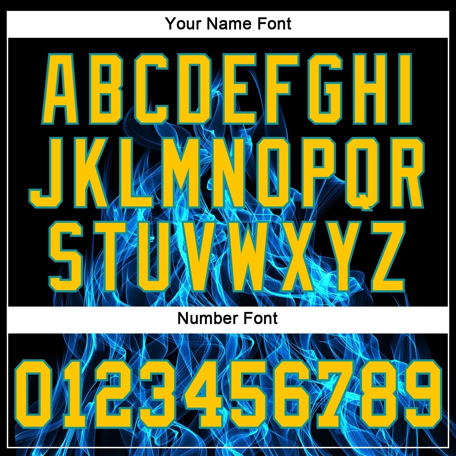 Custom Black Gold-Teal 3D Pattern Design Flame Authentic Baseball Jersey baseball jersey product view 5