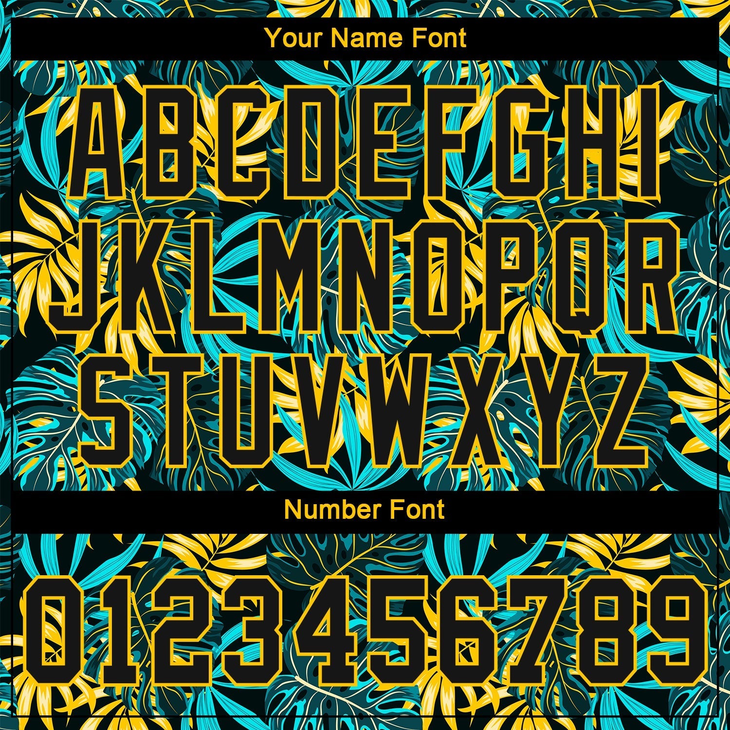 Custom Black Black-Gold 3D Pattern Design Tropical Palm Leaves Authentic Baseball Jersey baseball jersey product view 5