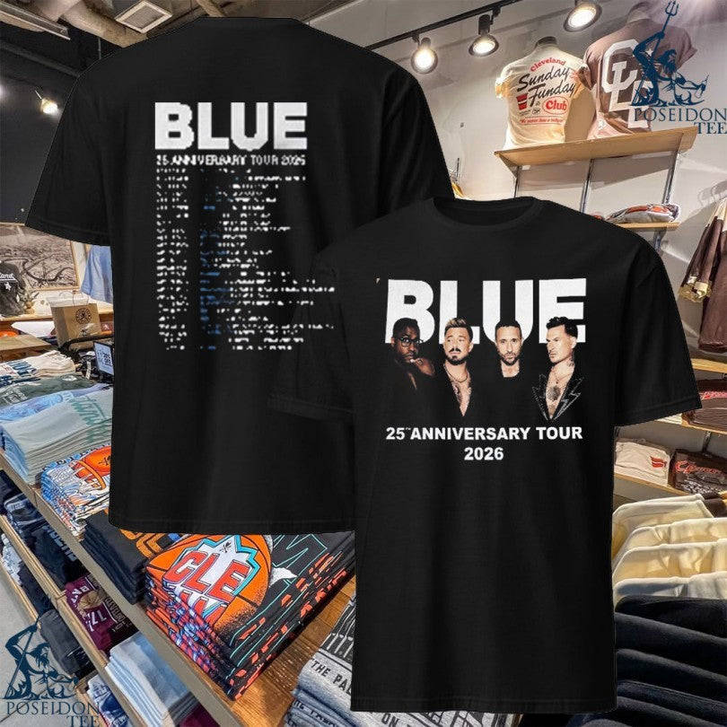 Blue Concert 25th Anniversary Tour 2026 T-shirt Unisex T-shirt, Sweatshirt, Hoodie, Long Sleeve Tee - T-Shirt, Sweatshirt, Hoodie
