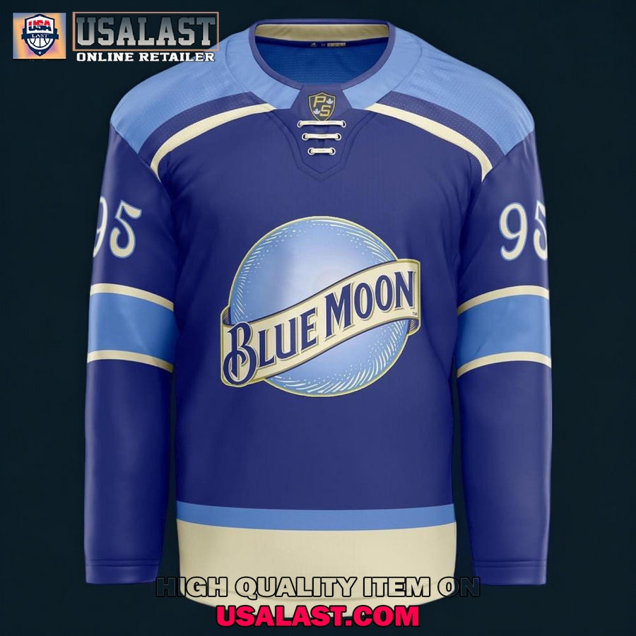 Blue Moon Beer Custom Hockey Jersey hockey jersey product view 2