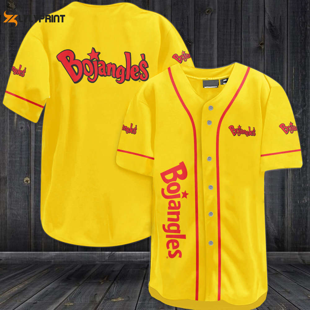 Bojangles Baseball Jersey - lylyprint.com baseball jersey product view 1