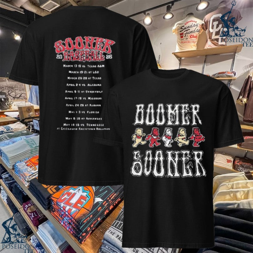 Boomer Sooner Mascot Sooner Basketball World Tour 2026 T-shirt Unisex T-shirt, Sweatshirt, Hoodie, Long Sleeve Tee - T-Shirt, Sweatshirt, Hoodie