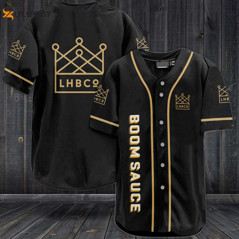 BoomSauce Beer Baseball Jersey - lylyprint.com baseball jersey product view 1