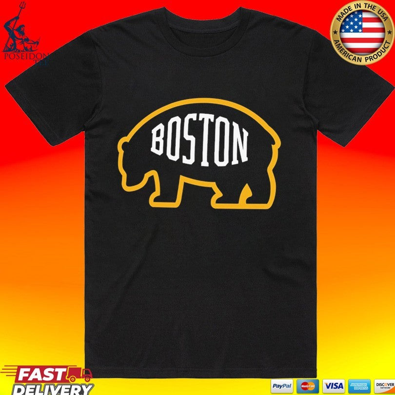 Boston Pros Bruins 47 Core Standing Bear T-shirt Unisex T-shirt, Sweatshirt, Hoodie, Long Sleeve Tee - T-Shirt, Sweatshirt, Hoodie
