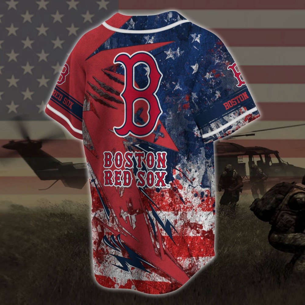 Boston Red Sox Baseball Jersey Gift For Men Women - lylyprint.com baseball jersey product view 3