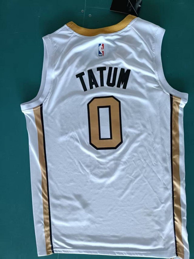 boston celtics #0 jayson tatum white Celtics 0 City Edition Style 1 Basketball Jersey basketball jersey product view 1
