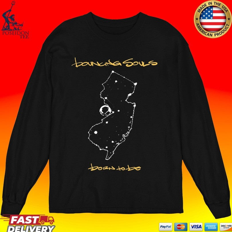 Bouncing Souls Born To Be New Jersey T-shirt sports jersey product view 4