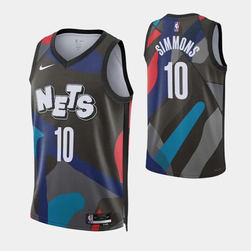brooklyn nets #10 ben simmons 2023-24 city edition swingman jersey Basketball Jersey basketball jersey product view 1