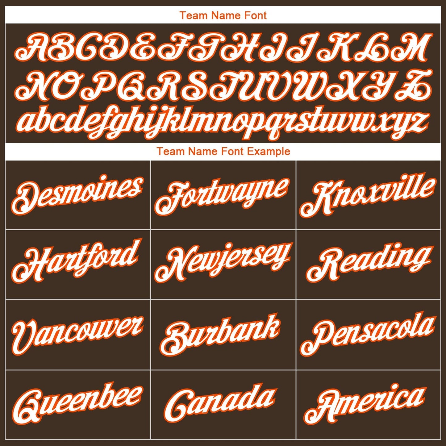 Custom Brown White-Orange Authentic Baseball Jersey baseball jersey product view 4