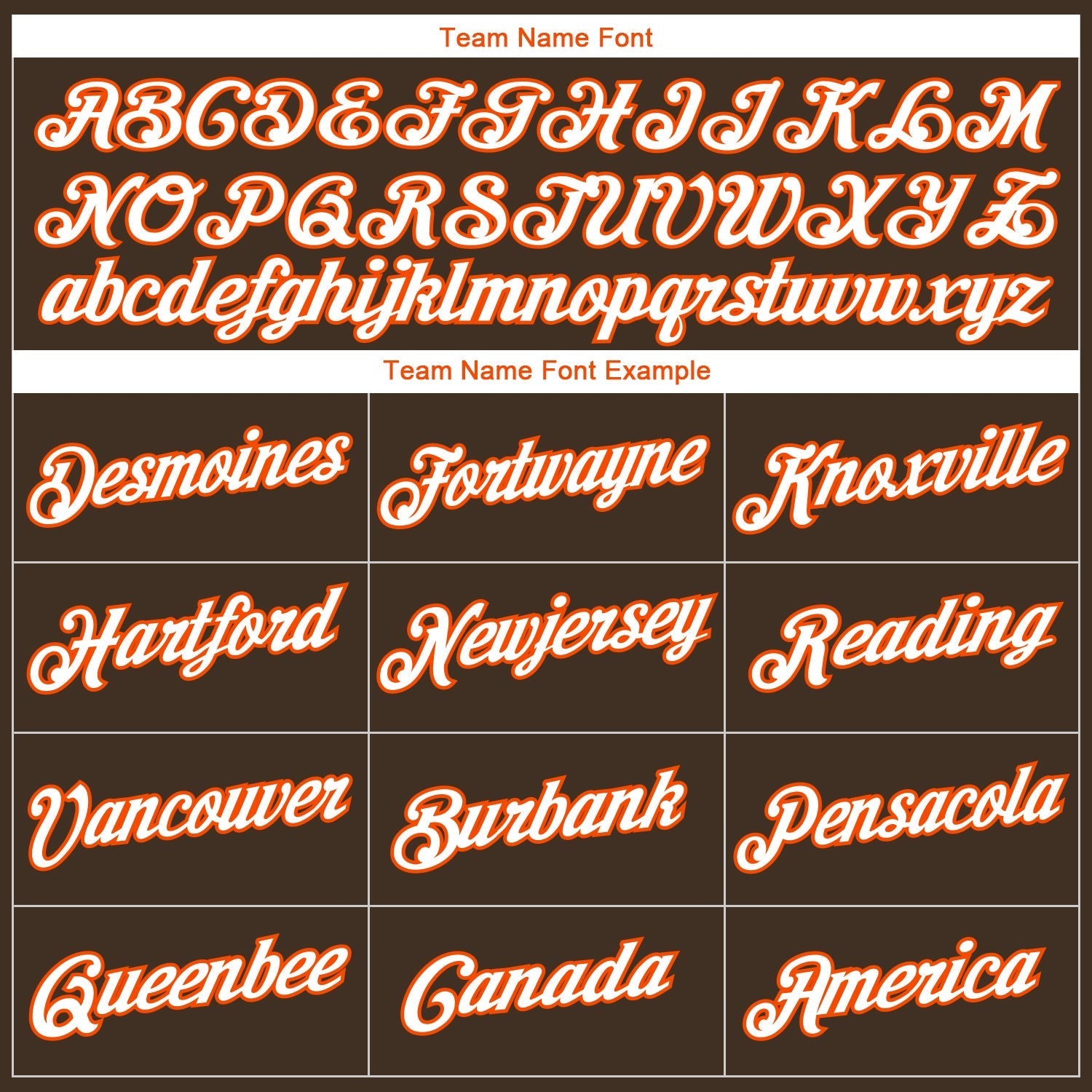 Custom Brown White-Orange Authentic Baseball Jersey baseball jersey product view 4