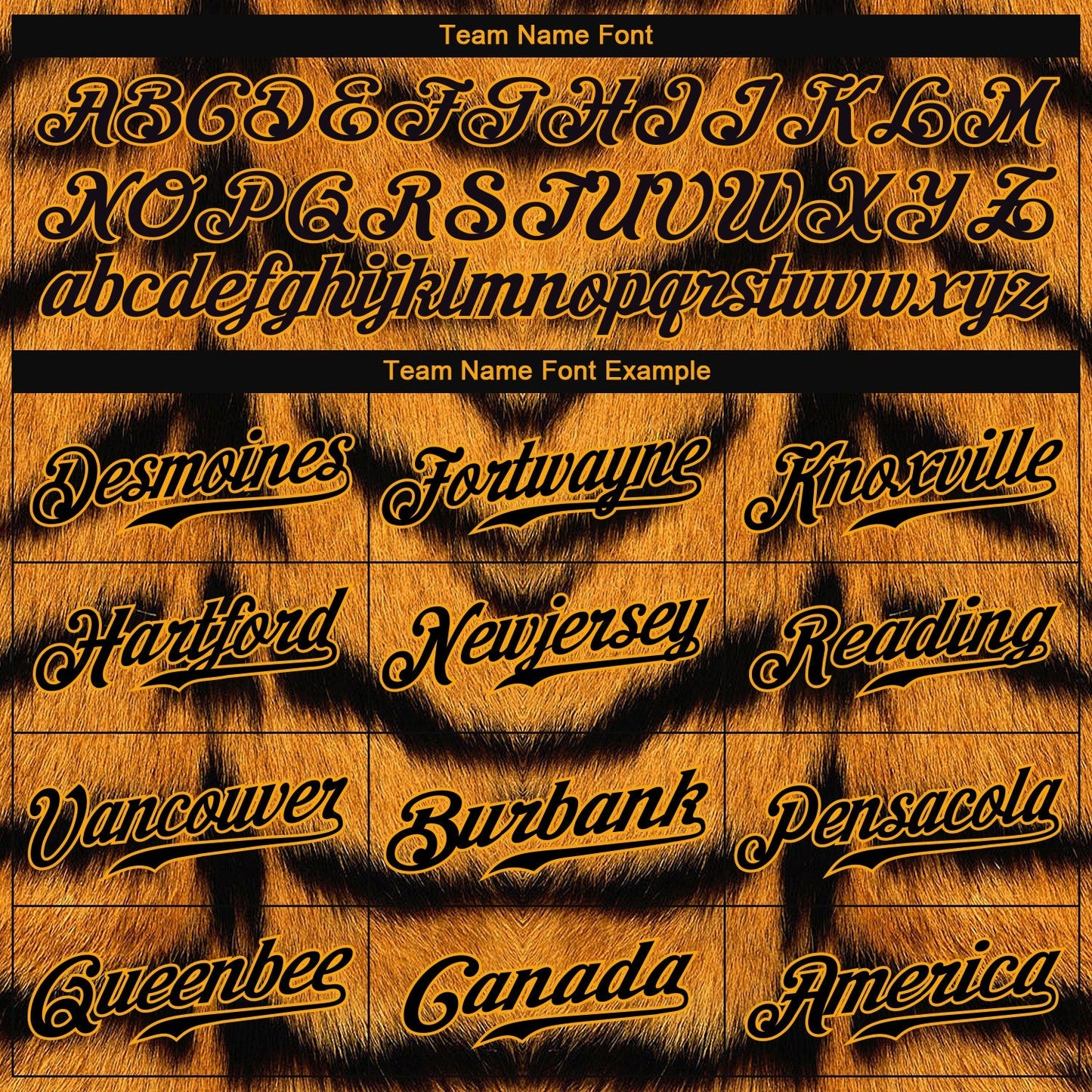 Custom Brown Black-Gold 3D Pattern Design Tiger Authentic Baseball Jersey baseball jersey product view 4