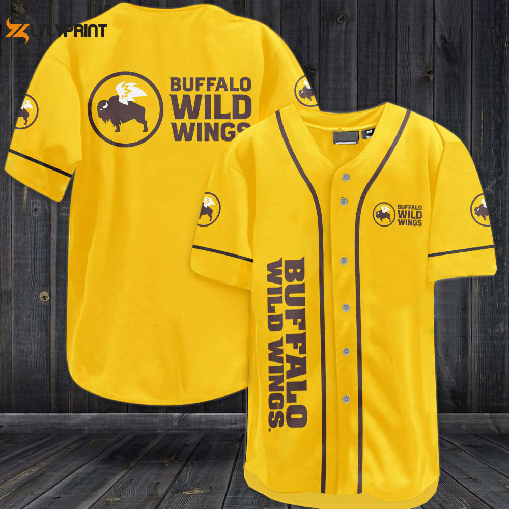 Buffalo Wild Wings Baseball Jersey - Perfect Gift for Men and Women Who Love Sports - lylyprint.com baseball jersey product view 1