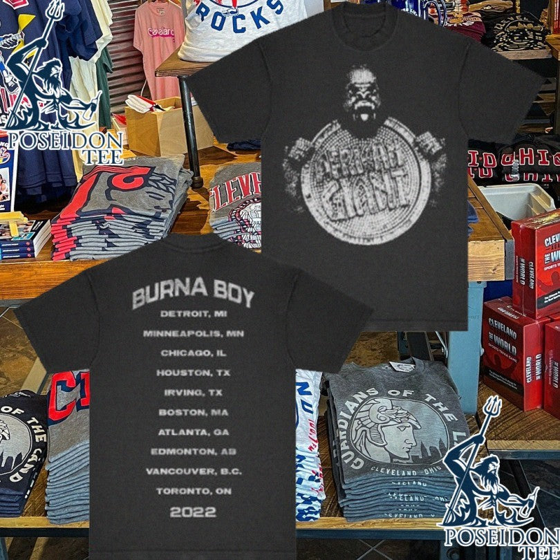 Burna Boy African Giant City T-shirt Unisex T-shirt, Sweatshirt, Hoodie, Long Sleeve Tee - T-Shirt, Sweatshirt, Hoodie