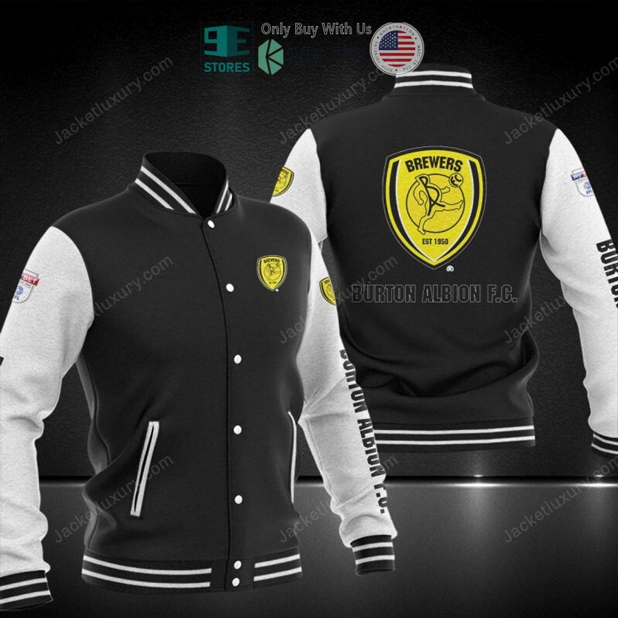 BEST Burton Albion F.C Baseball Jacket baseball jersey product view 1