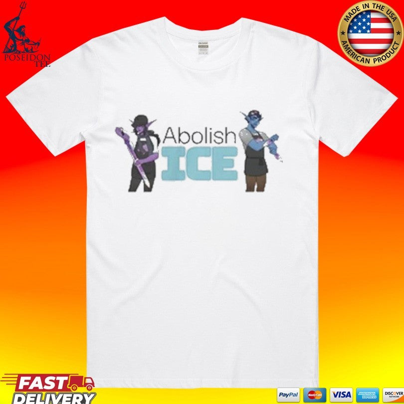 C. M. Alongi Abolish Ice T-shirt Unisex T-shirt, Sweatshirt, Hoodie, Long Sleeve Tee - T-Shirt, Sweatshirt, Hoodie