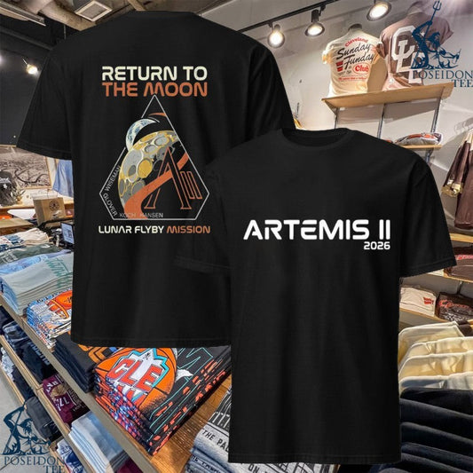 Artemis 2 Orion Spacecraft 2026 Moon Mission T-shirt Unisex T-shirt, Sweatshirt, Hoodie, Long Sleeve Tee - T-Shirt, Sweatshirt, Hoodie