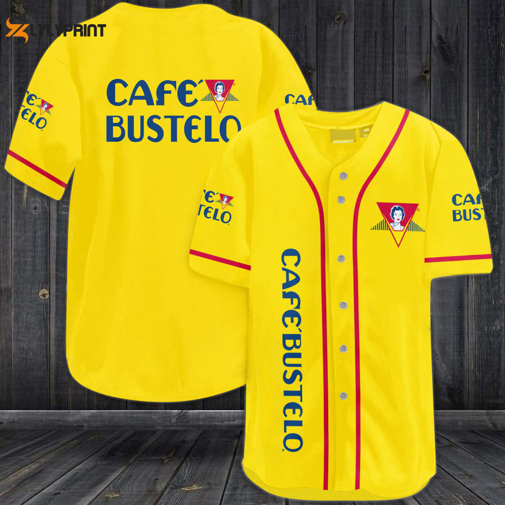 Cafe Bustelo Baseball Jersey - lylyprint.com baseball jersey product view 1