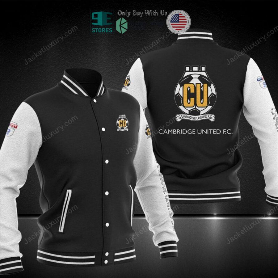 BEST Cambridge United F.C Baseball Jacket baseball jersey product view 1