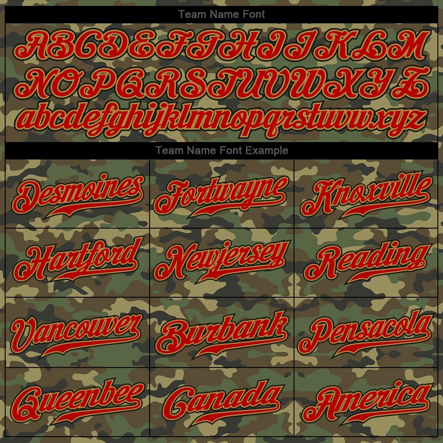 Custom Camo Red-Old Gold Authentic Salute To Service Baseball Jersey baseball jersey product view 5
