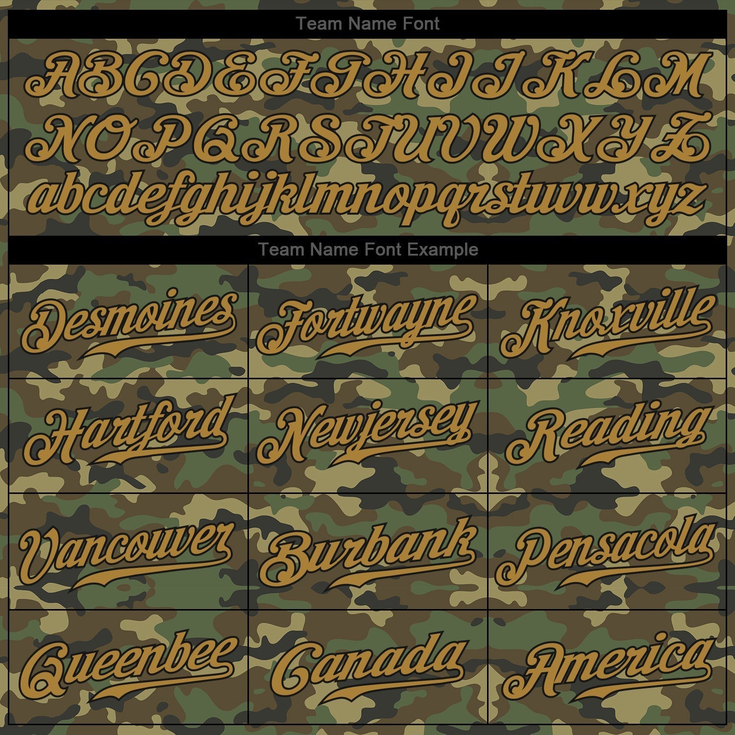 Custom Camo Old Gold-Black Authentic Salute To Service Baseball Jersey baseball jersey product view 4