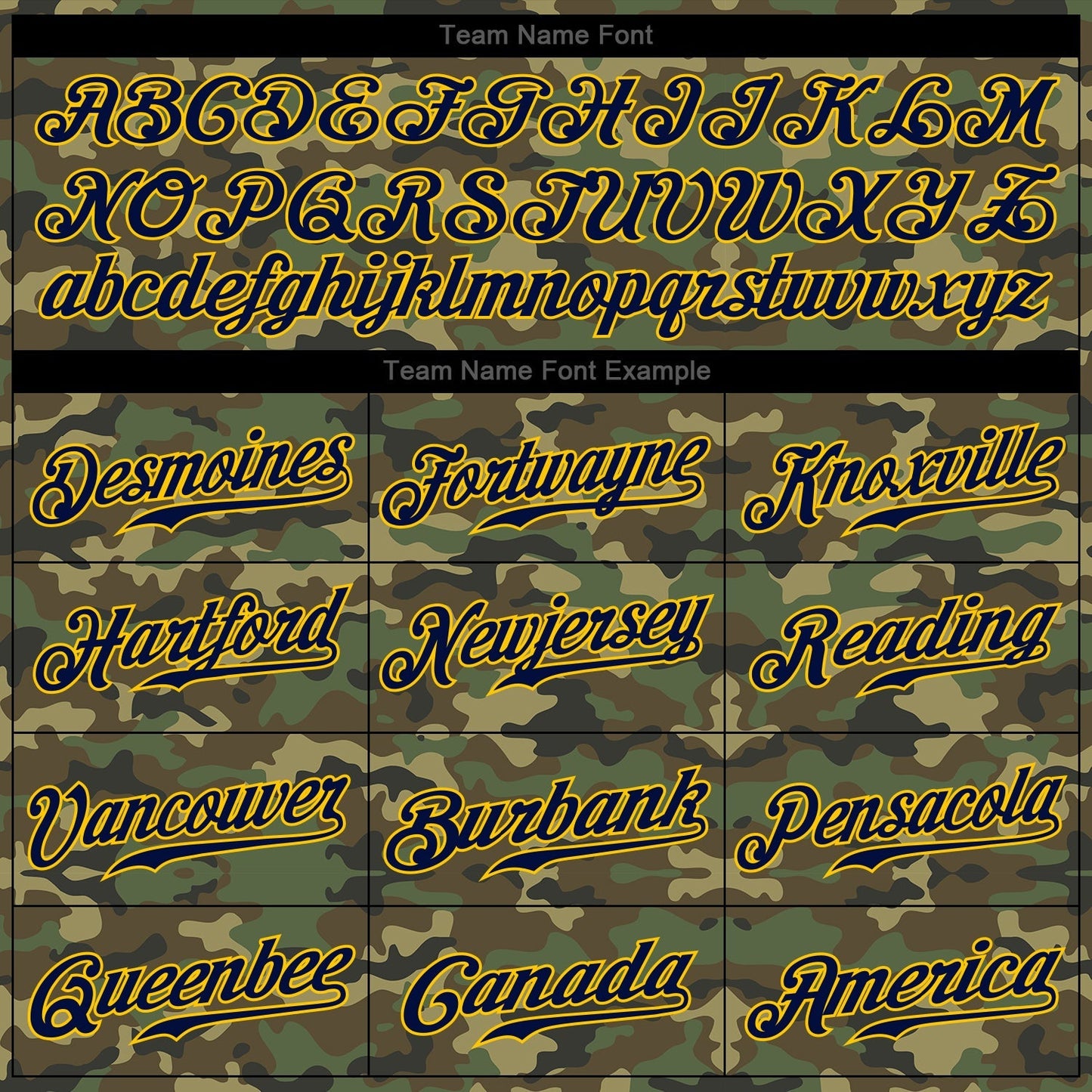 Custom Camo Navy-Gold Authentic Salute To Service Baseball Jersey baseball jersey product view 4