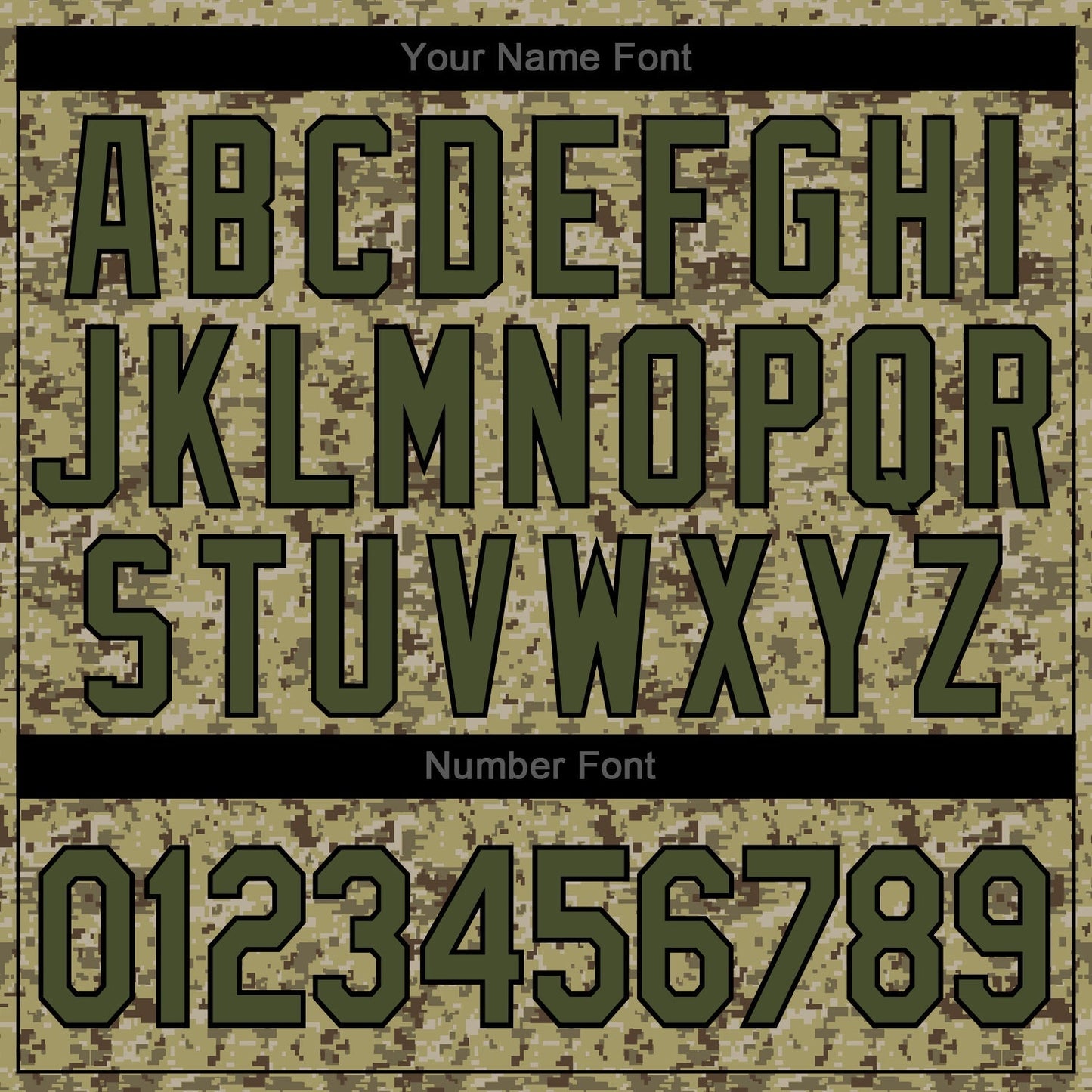 Custom Camo Olive-Black Authentic Salute To Service Baseball Jersey baseball jersey product view 5