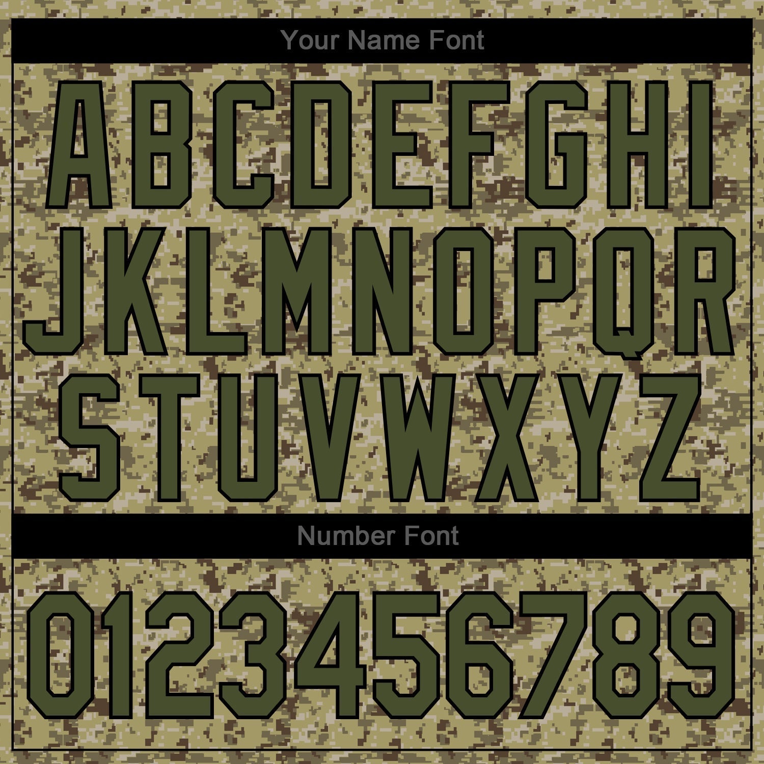 Custom Camo Olive-Black Authentic Salute To Service Baseball Jersey baseball jersey product view 5
