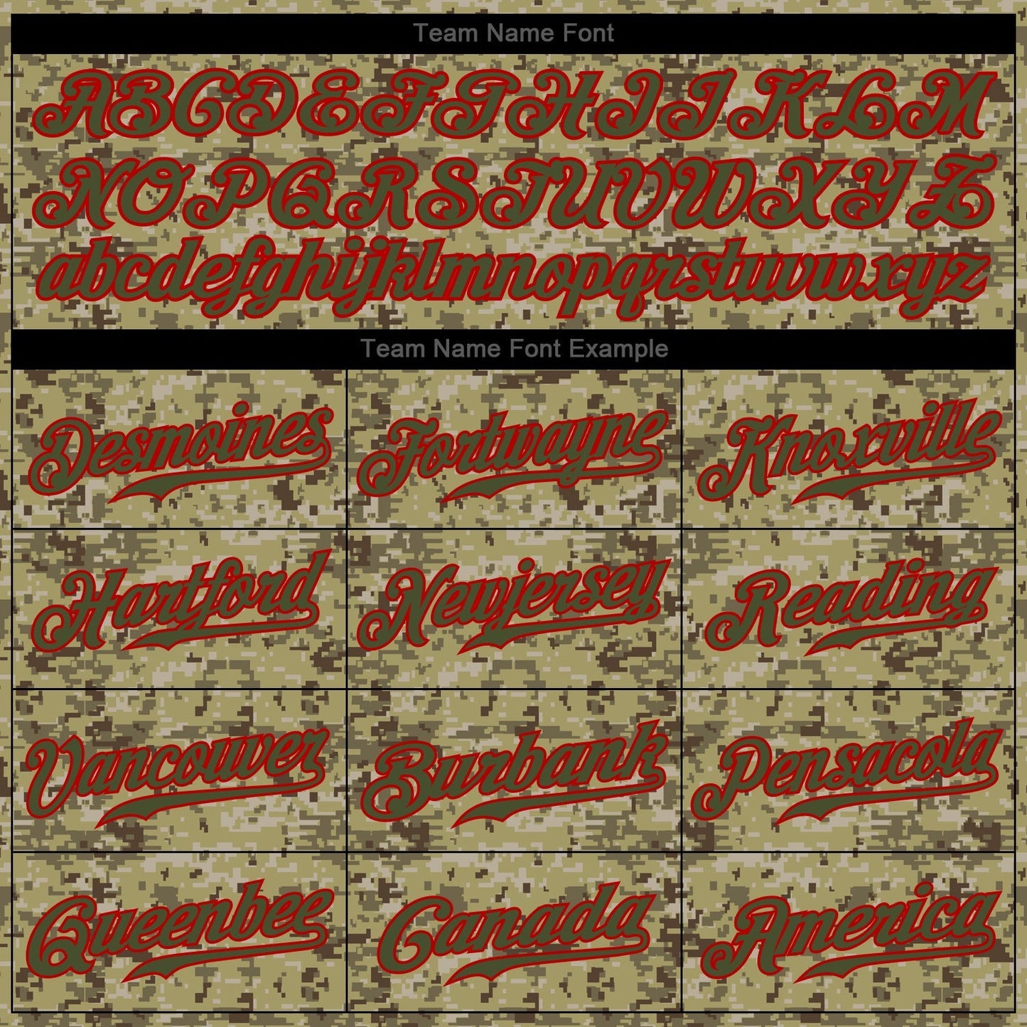 Custom Camo Olive-Red Authentic Salute To Service Baseball Jersey baseball jersey product view 4