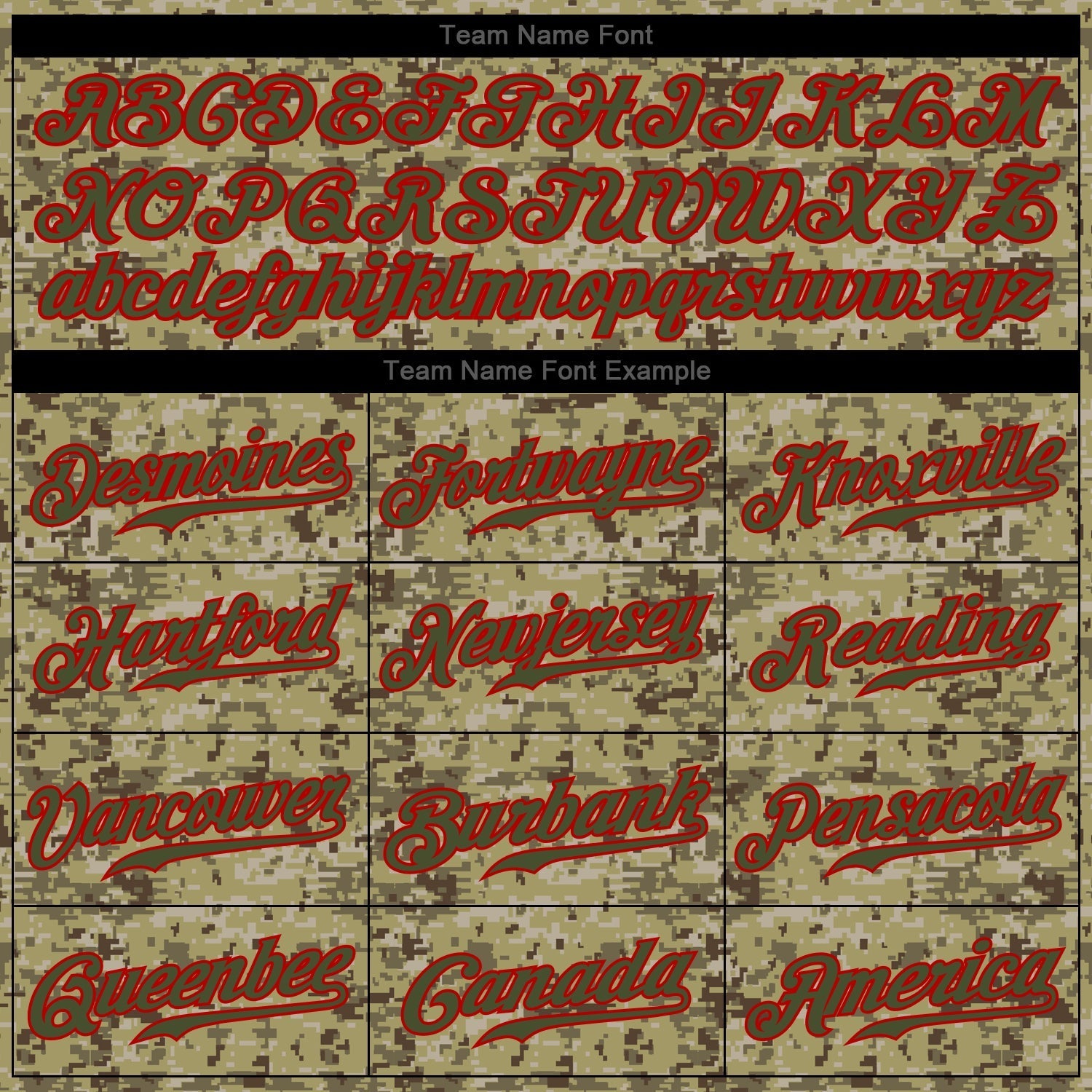 Custom Camo Olive-Red Authentic Salute To Service Baseball Jersey baseball jersey product view 4