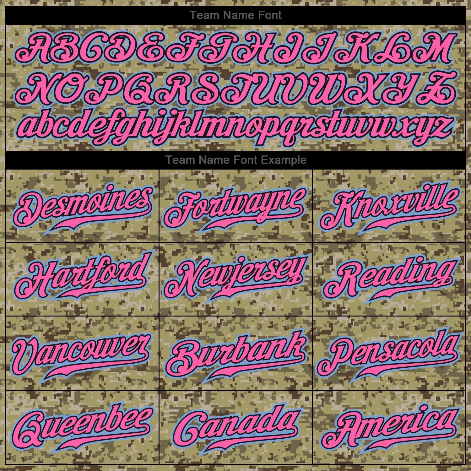 Custom Camo Light Blue-Pink Authentic Salute To Service Baseball Jersey baseball jersey product view 4