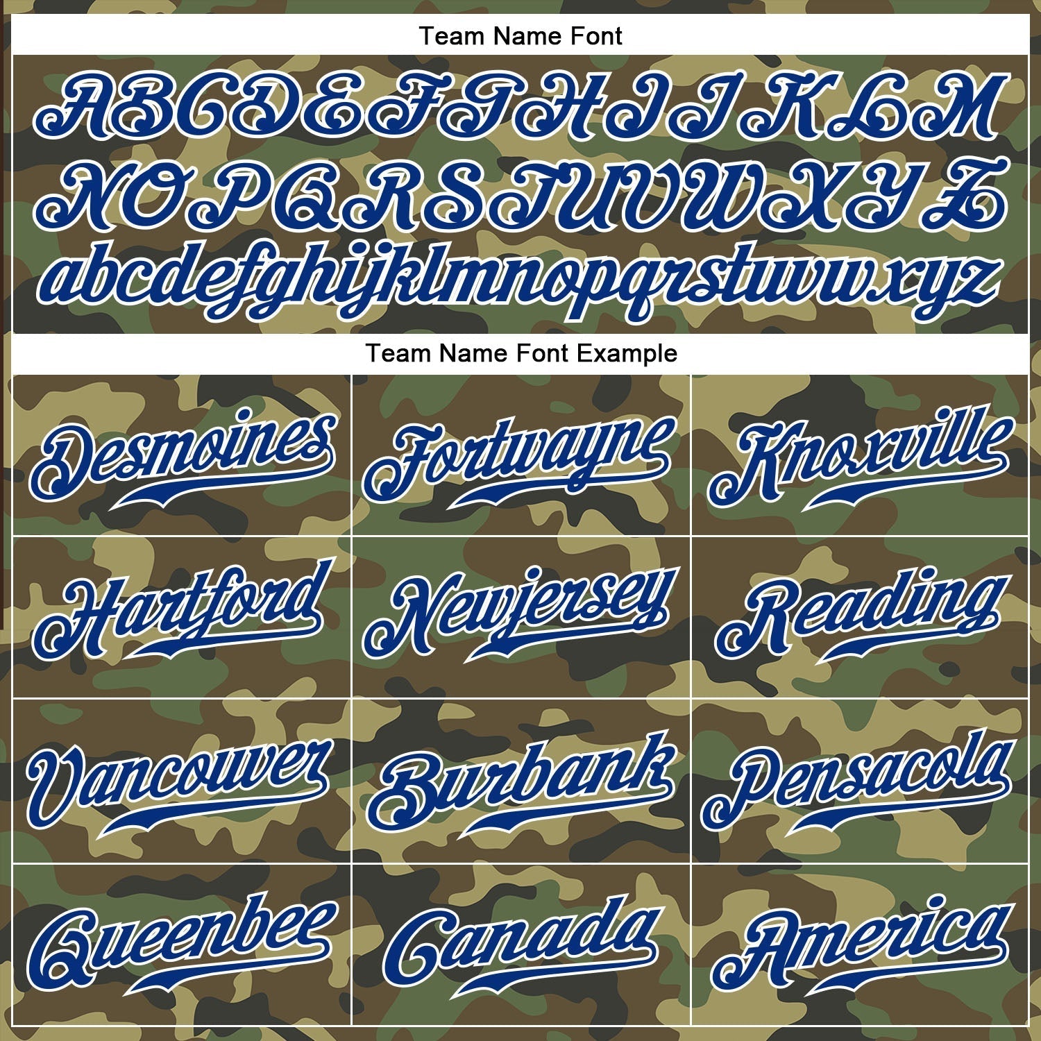 Custom Camo Royal-White Authentic Salute To Service Baseball Jersey baseball jersey product view 4
