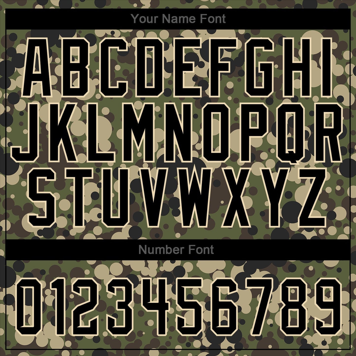 Custom Camo Black-Cream Authentic Salute To Service Baseball Jersey baseball jersey product view 5